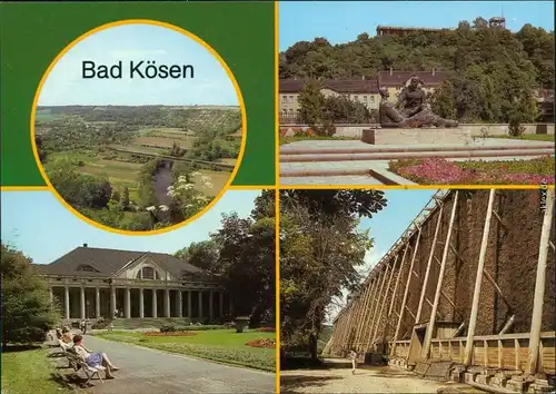 Bad Kösen Blick ins Saaletal, VVN- Gedenkstätte, Kurmittelhaus,  1780-1816 1986