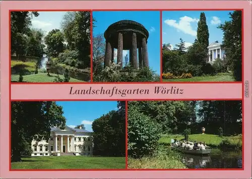 Wörlitz Oranienbaum  Schlösser und Gärten: Landschaftsgarten - goldene Urne 989