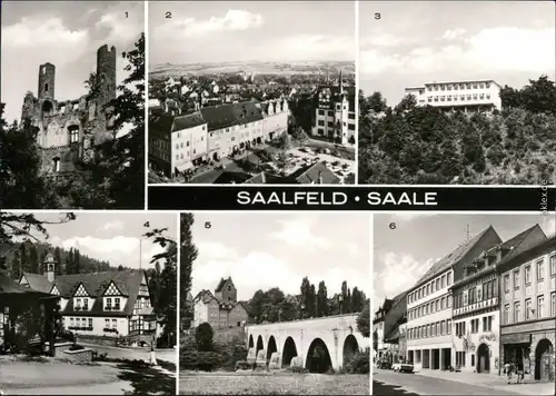 Saalfeld (Saale) Konsum-Gaststätte "Kulmberghaus"  Blankenburger Straße 1975