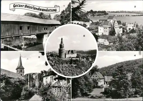 Weida (Thüringen) Wünschendorf:  Weida: Widenkirchruine, Eisenhammer   1981