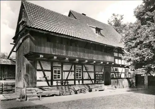 Rudolstadt Volkskundemuseum "Thür. Bauernhäuser": Unterhaseler Haus 1978