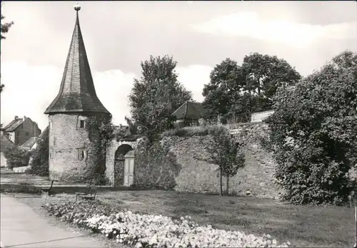 Sömmerda Stadtmauer Ansichtskarte  1980