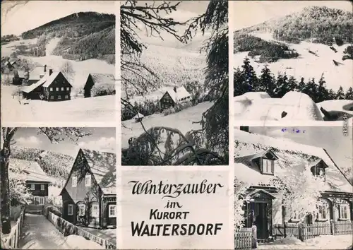 Waltersdorf-Großschönau (Sachsen) Winterzauber in Waltersdorf 1963