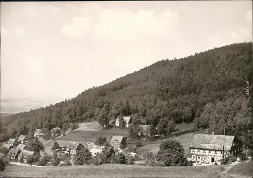 Waltersdorf Großschönau  Panorama-Ansicht, Sonneberg mit Grenzbaude 1965