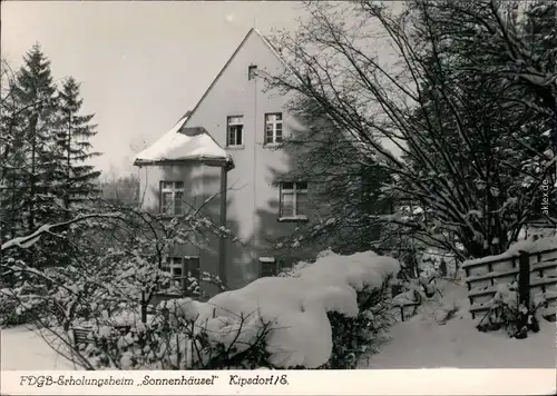 Kipsdorf-Altenberg (Erzgebirge) FDGB-Erholungsheim "Sonnenhäusel" 1967