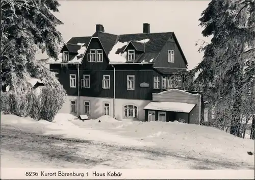 Bärenburg Altenberg (Erzgebirge) Gaststätte - Haus Kobär Ansichtskarte  1969