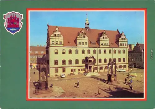 Wittenberge Rathaus Ansichtskarte  1980