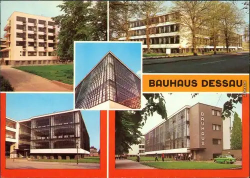 Dessau Atelierhaus, Fachschultrakt, Werkstättentrakt, Werkstattgebäude 1981