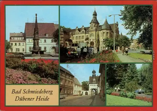 Bad Schmiedeberg Markt, Kurhaus, Au-Tor, Kurpark 1984
