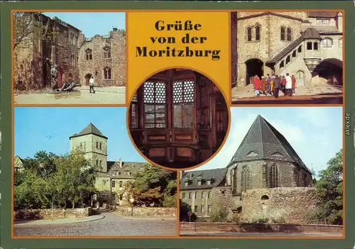 Halle (Saale) Moritzburg Ansichtskarte 1984