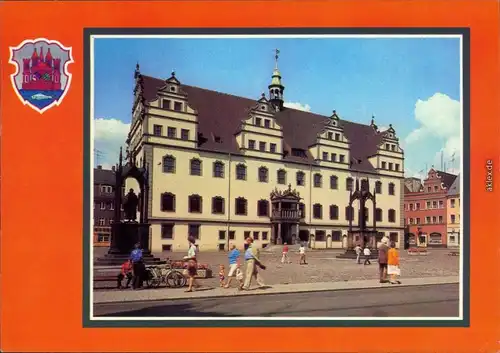 Lutherstadt Wittenberg Rathaus Ansichtskarte  1984