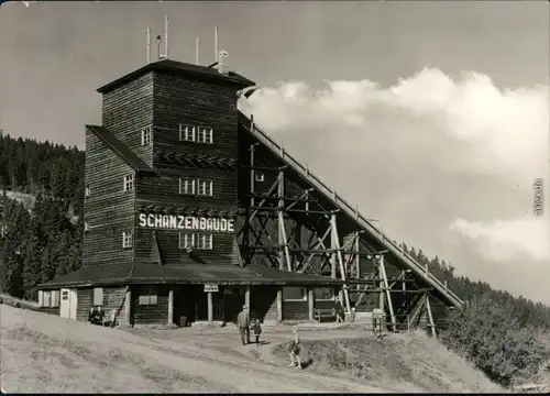 Ansichtskarte Oberwiesenthal HO-Gaststätte "Schanzenbaude" 1972