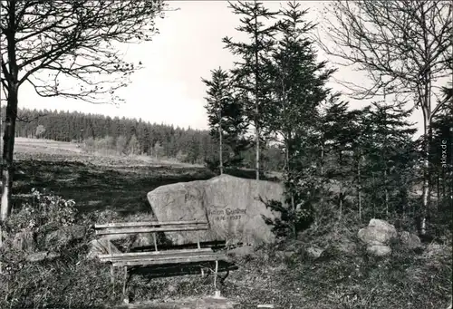 Ansichtskarte Olbernhau Am Anton-Günther Stein 1983