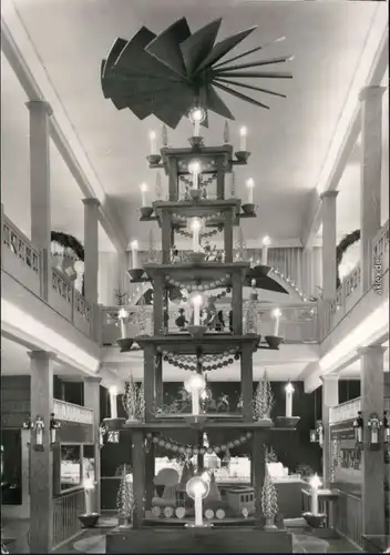 Ansichtskarte Seiffen (Erzgebirge) Spielzeugmuseum  - Große Pyramide 1978