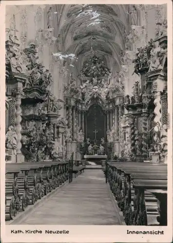 Neuzelle Katholische Kirche - Innenansicht 1963