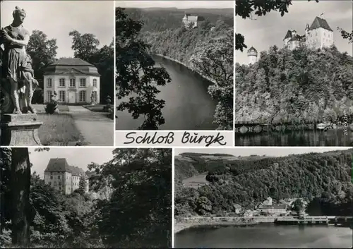 Burgk (Saale) Schloss Foto Ansichtskarte  1984