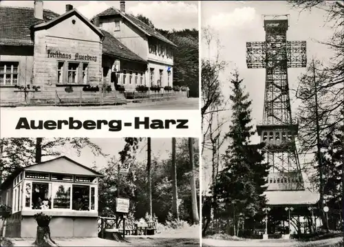 Auerberg Gaststätte Auerberg, Kiosk Auerberg, Josephskreuz 1975