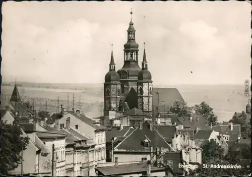 Eisleben St.  Andreaskirche Foto Ansichtskarte 1968