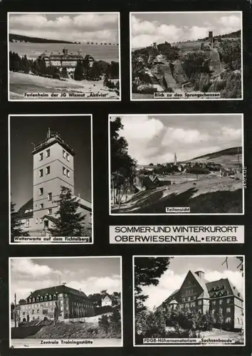 Oberwiesenthal Sprungschanzen, Wetterwarte Fichtelberg, Trainingsstätte 1965