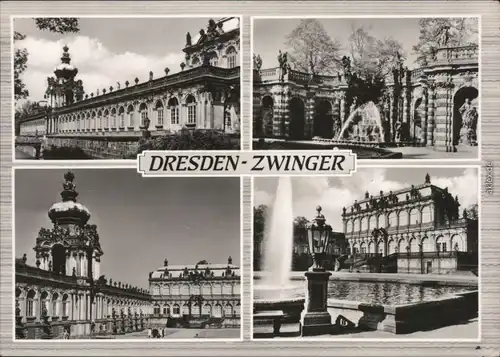 Innere Altstadt-Dresden Dresdner Zwinger 1965