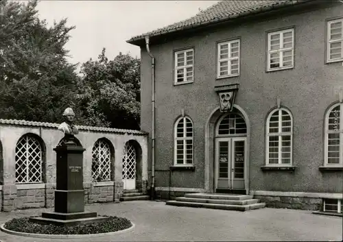 Kamenz Kamjenc Lessingdenkmal und Lessinghaus 1978