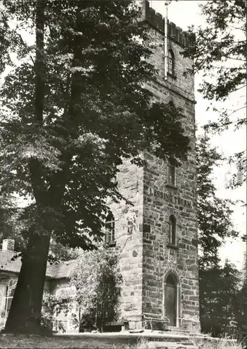 Ansichtskarte Kamenz Kamjenc Lessingturm auf dem Hutberg 1973