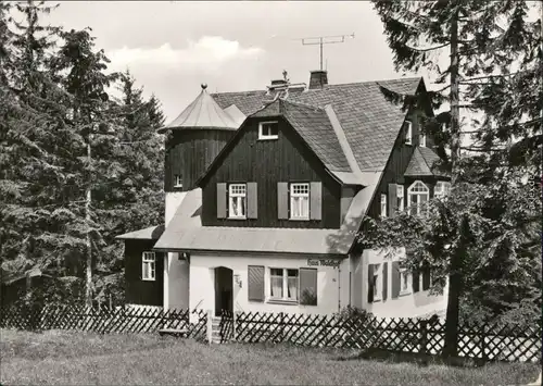 Ansichtskarte Bärenburg-Altenberg (Erzgebirge) Haus Waldhof 1982