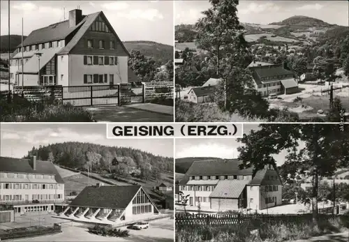 Löwenhain Altenberg (Erzgebirge) Verschiedene Ansichten von der Kuranlage 1983