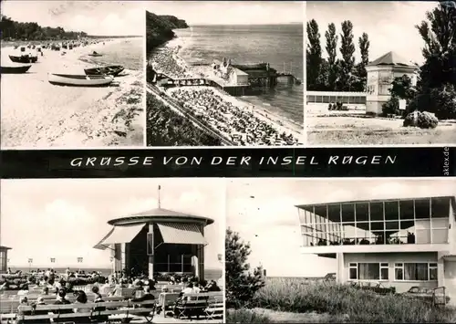 Mecklenburg Vorpommern Thiessow - Sellin Binz - Baabe - Strandansichten 1974