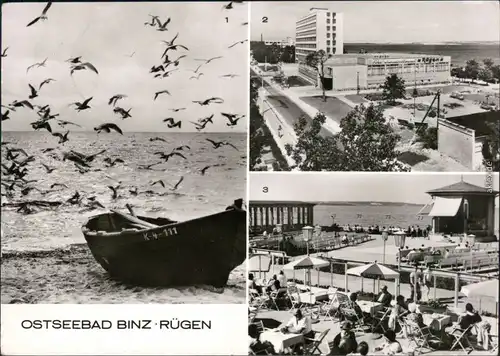 Binz (Rügen) FDGB-Erholungsheim "Arkona" und "Rügen", Konzertpavillon 1982