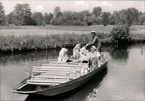 Lübbenau (Spreewald) Lubnjow Landschaftsgebiet: Spreewald 1976