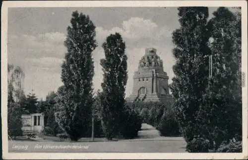 Leipzig Völkerschlachtdenkmal  Ansichtskarte  1974