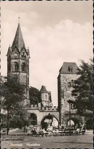 Eisenach Nicolaitor  Ansichtskarte  1962