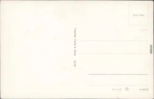 Kipsdorf Altenberg (Erzgebirge) Panorama-Ansicht 1955