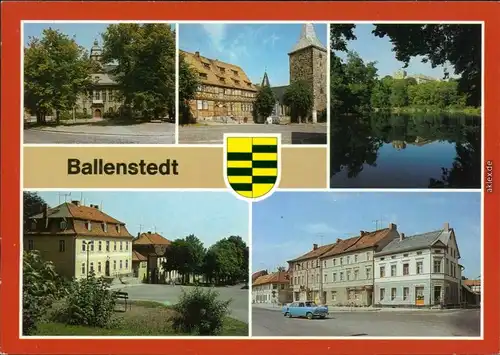 Ballenstedt (Harz)  Wilhelm-Pieck-Allee, Rudolf-Breitscheid-Platz 1985