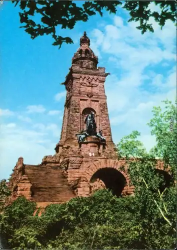Kelbra (Kyffhäuser) Kaiser-Friedrich-Wilhelm-(Barbarossa) Denkmal 1976