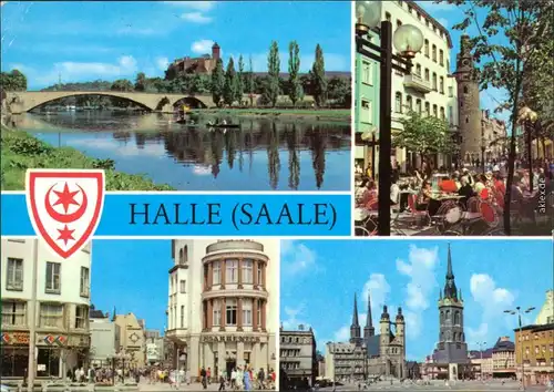 Halle (Saale) Klement-Gottwald-Straße, Hansering, Markt xxx 1979