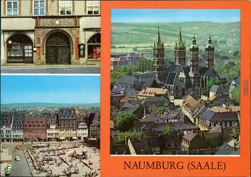 Naumburg (Saale) Historisches Portal, Markt, Wilhelm-Pieck-Platz, Dom 1980