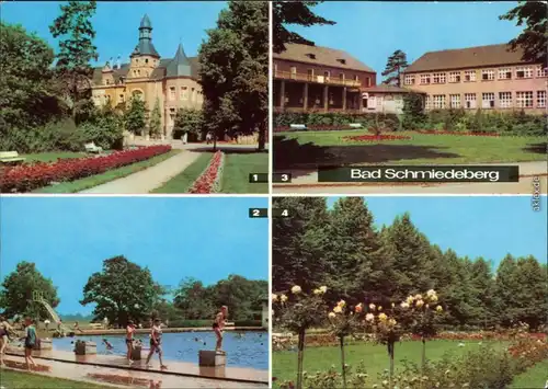 Bad Schmiedeberg 1 Kurhaus 2 Freibad 3 Eisenmoorbad 4 Sonnenpark 1979