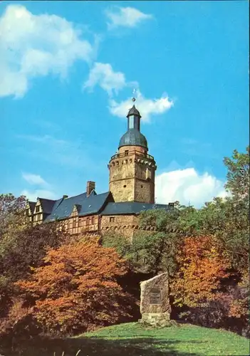 Falkenstein/Harz Staatliches Museum Burg Falkenstein, Eike-von-Repgow-Stein 1980