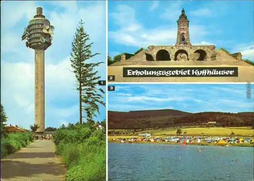 Kelbra (Kyffhäuser) Erholungsgebiet Talsperre: Erholungsgebiet 1981