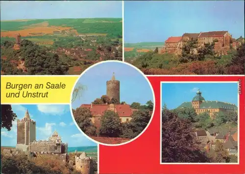 Freyburg (Unstrut) Burg Saaleck, Neuenburg, Rudelsburg  Schloß 1981