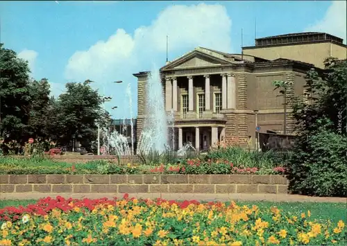 Halle (Saale) Theater des Friedens Ansichtskarte  1980