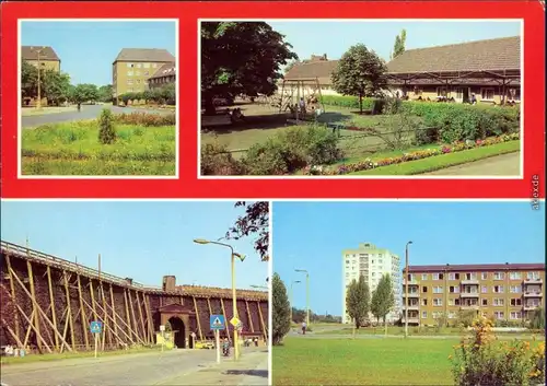 Bad Dürrenberg Karl-Marx-Platz, Kurpark, Gradierwerk, Neubaugebiet 1980