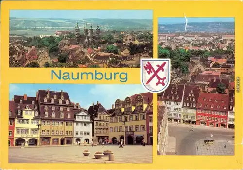 Naumburg (Saale) Teilansichten, Wilhelm-Pieck-Platz 1981