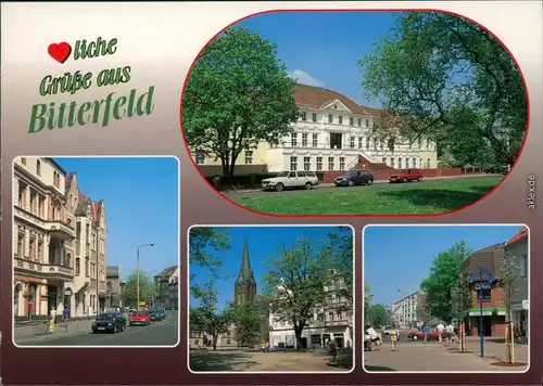 Bitterfeld Lutherhaus, Bismarckstraße, Markt  Burgstraße 1987