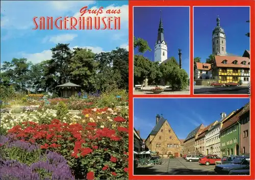 Sangerhausen Europa-Rosarium, Ulrichskirche, St. Jacobikirche, 1987