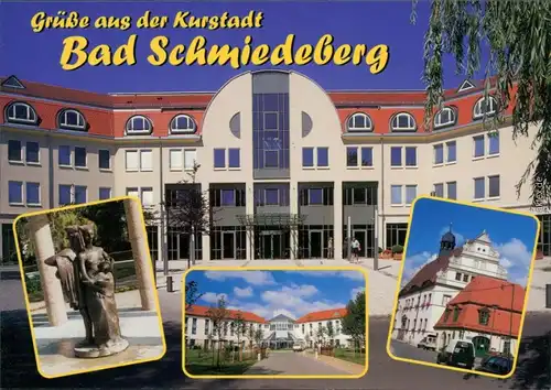 Bad Schmiedeberg Kurmittelhaus, Kurfürsten-, Margaretenbrunnen,   Rathaus 1987