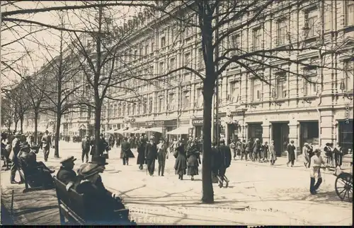 Helsinki Helsingfors Straßenpartie   -belebt Privatfotokarte Suomi  1929