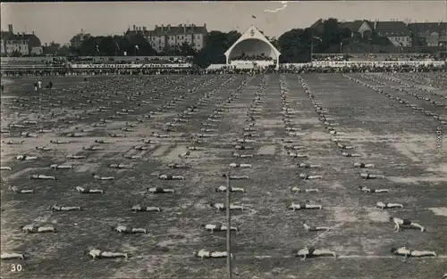 Leipzig Sportfeld  1. Deutsches Arbeiter Turn und Sportfest 1922 